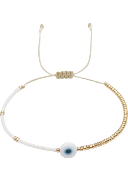 Bohem Tarzı Cam Gözlü Bileklik (Yurt Dışından)