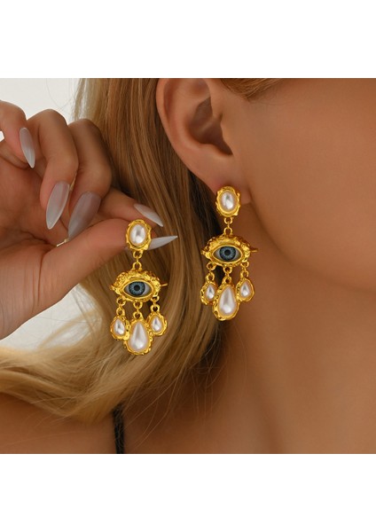 Şeytan Gözü Küpe (Yurt Dışından)