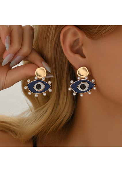 Şeytan Gözü Küpe (Yurt Dışından)