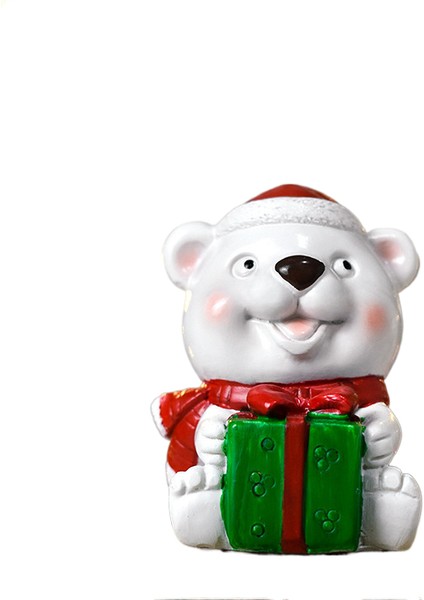 Sevimli Hayvan Noel Ağacı Masaüstü Süsü (Yurt Dışından)