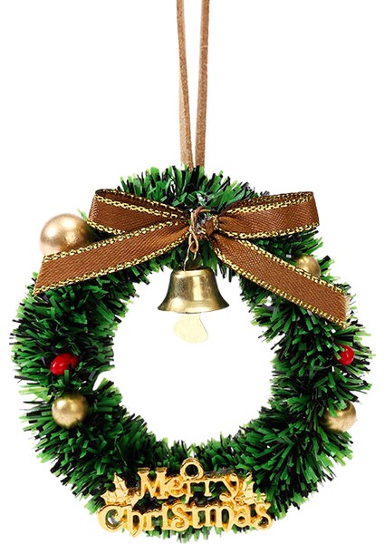 Pencere Süsleri, Asılı Süsler, Mini Noel Çelenkleri (Yurt Dışından)