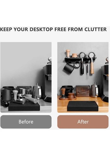 51MM Kahve Seti Portafilter Depolama Duvar Rafı Kendinden Yapışkan Duvar Montajı Espresso Kahve Filtre Tutucu (Yurt Dışından) fırsatları