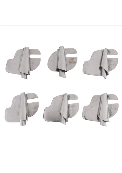 6pcs Dikiş Haddelenmiş Hemmer Ayak, 3mm-8mm Genişliğinde Dar Haddelenmiş Etek Dikiş Makinesi Basın (Yurt Dışından)