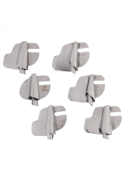 6pcs Dikiş Haddelenmiş Hemmer Ayak, 3mm-8mm Genişliğinde Dar Haddelenmiş Etek Dikiş Makinesi Basın (Yurt Dışından) fiyatları