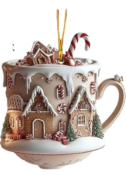 Noel Ağacı Kar Evi Süsü (Yurt Dışından)