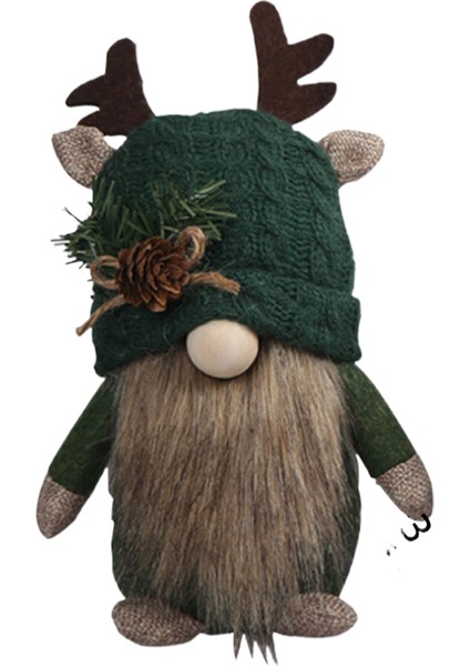 Sevimli Geyik Boynuzu Örgülü Bebek Pencere Dekorasyonu (Yurt Dışından)