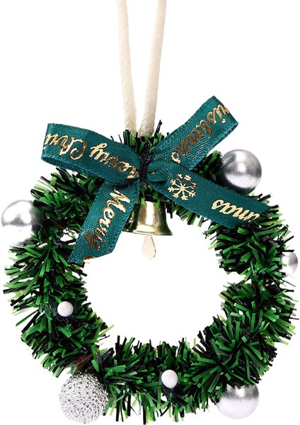 Pencere Süsleri, Asılı Süsler, Mini Noel Çelenkleri (Yurt Dışından)