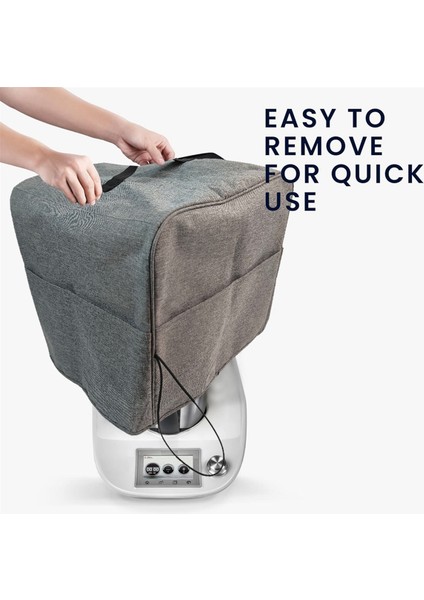 Termomix Tm5 / Tm6 / TM31 Için Toz Kapağı Gıda Işleme Makinesi Oxford Kumaş Su Geçirmez Toz Geçirmez Kapak Mikser Parçaları (Yurt Dışından) modelleri