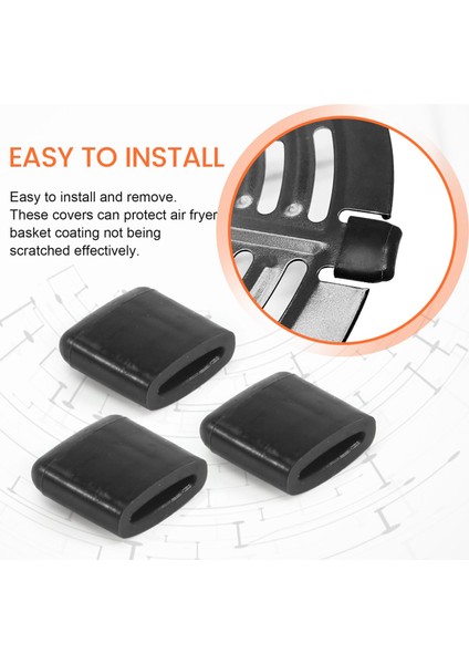 Hava Fritöz Kuval Tamponları Fit Power Hava Fritöz Kazak Plaka Hava Fritözü Replac Koruyucu Kapaklar Hava Fritözü Izgara Tavası (Yurt Dışından) indirimleri