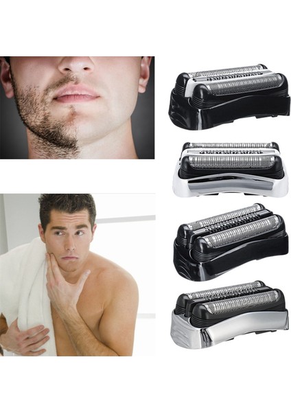 2pcs 21B Yedek Tıraş Makinesi Folyo Kafası Braun 3 Serisi 300S 301S 310S 320S 330S 340S Cruzer Erkekler Elektrikli Tıraş Tıraş Tıraşürağı (Yurt Dışından) fırsatları