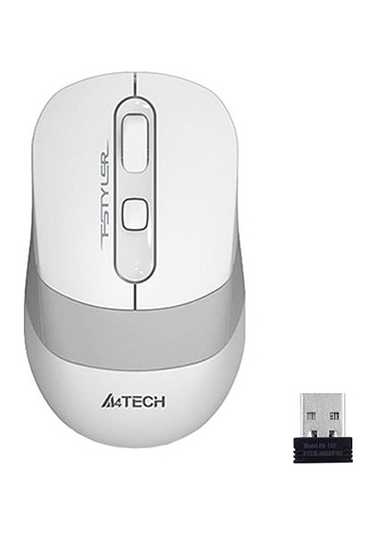 A4 Tech FG10 USB Nano Kablosuz Optık Beyaz 2000 Dpı Mouse