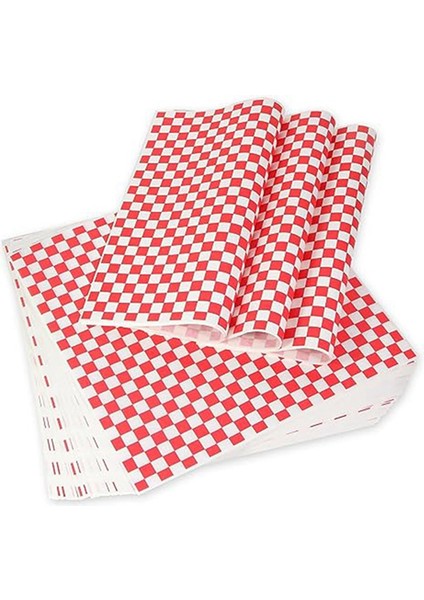 100 Yaprak Yağ Emici Kağıt Gıda Astarı Yağ Geçirmez Kağıt Sandviç Kağıt Ped Kağıt Hamburger Ambalaj Kağıdı (Yurt Dışından)