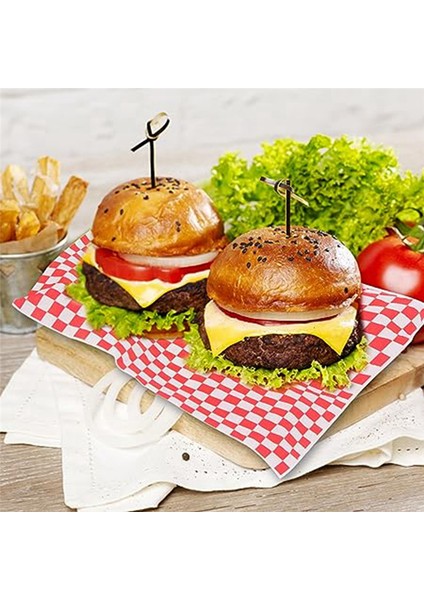 100 Yaprak Yağ Emici Kağıt Gıda Astarı Yağ Geçirmez Kağıt Sandviç Kağıt Ped Kağıt Hamburger Ambalaj Kağıdı (Yurt Dışından) indirimleri