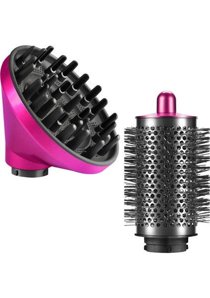 Dyson Airwrap HS05, HS01 -Deal Güzellik Hediyesi Için Uyumlu Difüzör ve Büyük Yuvarlak Hacimli Fırça Eki (Yurt Dışından)