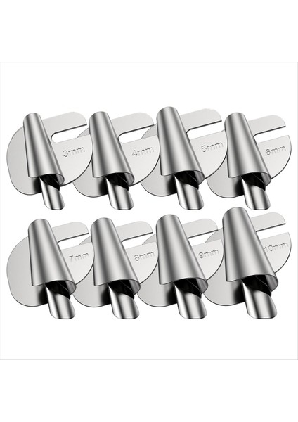 8pcs Evrensel Dikiş Dikiş Makinesi Için Havalandırılmış Hemmer Ayağı, Hemming Ekli Dikiş Preser Ayağı (3-10MM) Rolls (Yurt Dışından)