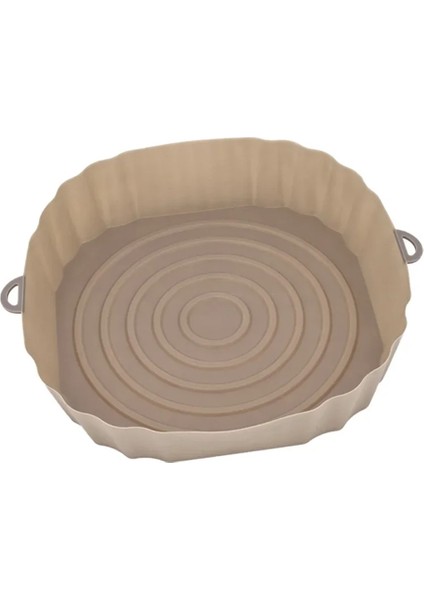 4pcs Airfryer Fırın Silikon Tavuk Izgara Için Hava Friteri Tavası Silikon Sepet Tepsisi Yeniden Kullanılabilir Airfryer Pot Pan Liner (Yurt Dışından) modelleri