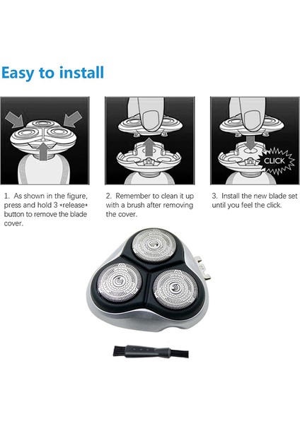 Replasman Hq9 Tıraş Makinesi Pt Serisi PT870 PT878 PT920 PT877 AT830 AT880 AT920 AT927 AT4600 Razor Blade (Yurt Dışından) fırsatları