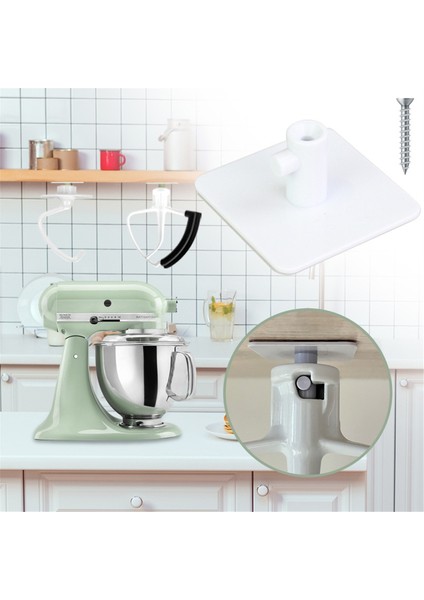 8pcs Stand Mikser Ek Tutucu, Mikser Ekleri Organizatör Evrensel Stand Mikser Montaj Aksesuarları Depolama Araçları (Yurt Dışından) indirimleri