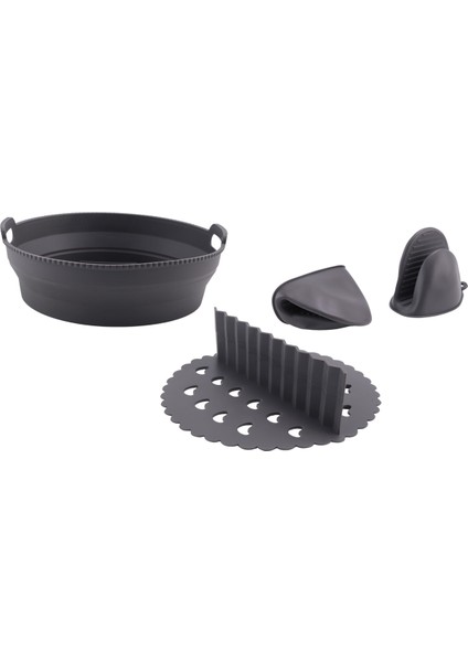 Hava Fritöz Astarı, Bölücü ve Isıya Dayanıklı Eldivenler Yeniden Kullanılabilir Hava Fritöz Aksesuarları Yapışmaz (Yurt Dışından) indirimleri