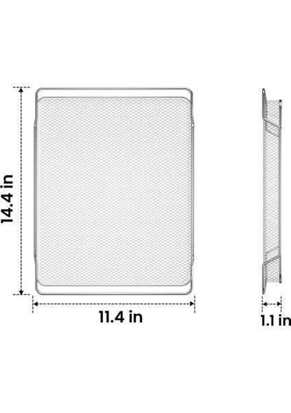 Hava Fritöz Fırın Sepeti, Ninja DT201/DT251 Için Yedek Pişirme Tepsileri Foodi Dijital Hava Fritöz Fırını (Yurt Dışından) fırsatları