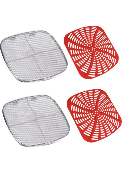 Ninja Hava Fritözü Iç Mekan Grill, Kırmızı (Yurt Dışından)