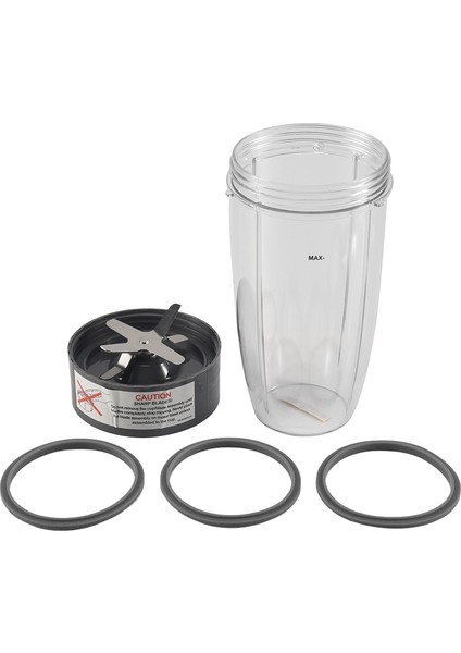 Yedek Parçalar 32 Oz Fincan ve Bıçak ve Sızdırmazlık Halka Kauçuk Contalar, Nutribullet Için Uyumlu (Yurt Dışından)