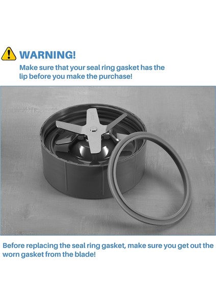 Yedek Parçalar 32 Oz Fincan ve Bıçak ve Sızdırmazlık Halka Kauçuk Contalar, Nutribullet Için Uyumlu (Yurt Dışından) fırsatları