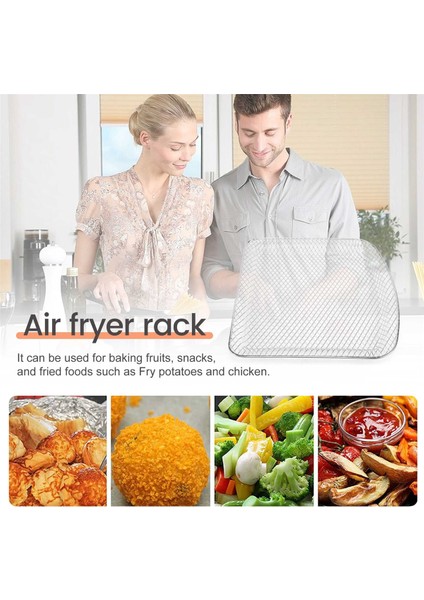 Hava Fritöz Aksesuarları, 6qt Şefi, Aria ve Ultrean Hava Fritöz Fırını Için Hava Akışı Rafları, Kirpik Rafları, Meyveler ve Etler (Yurt Dışından) indirimleri