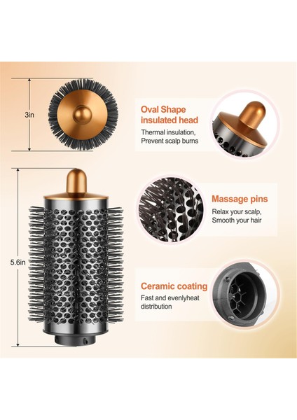 Dyson Airwrap HS05, HS01 Aksesuarları Için Büyük Yuvarlak Fırça Eki ve Yeni Firma Düzeltme Fırçası (Yurt Dışından) fırsatları