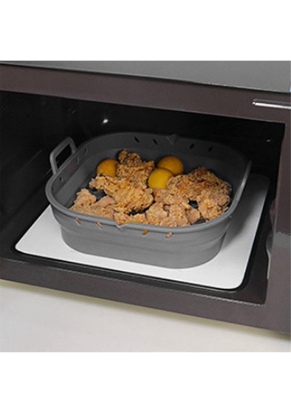 Hava Fritöz Silikon Plaka Kare Yeniden Kullanılabilir Hava Fritöz Pişirme Aksesuarları Katlanabilir 8.5in Airfryer Alet Pişirme Kalıp Kırmızı (Yurt Dışından) fırsatları