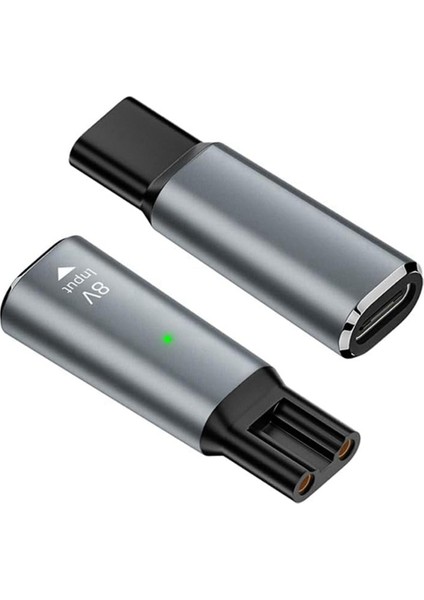 8V HQ850 Tip-C Artan Şarj Cihazı Adaptörü Şarj Dönüştürücü Philips Bir Bıçak QP2530 QP2630 Elektrikli Sakal Düzeltici A (Yurt Dışından) fırsatları