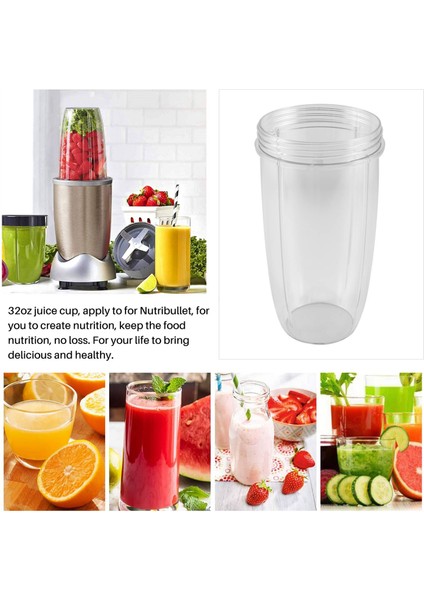 Beyaz Kupa Kupa Nutribullet Nutri Juicer 32OZ Meyve Makinesi 32OZ Kupa Yedek Parçaları Için Net Değiştirme (Yurt Dışından) indirimleri
