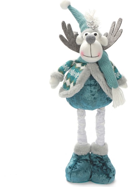 Mavi Peluş Noel Süsü (Yurt Dışından)