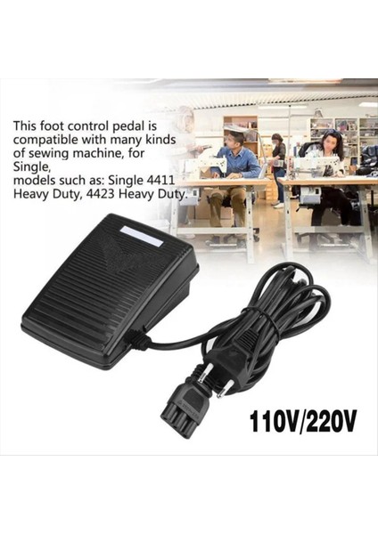 Değişken Hızlı Ayak Kontrolörü Pedal Dikiş Araçları Dikiş Makinesi Yedek Aksesuarlar Ev Sarf Malzemeleri, Abd Fiş (Yurt Dışından) fırsatları