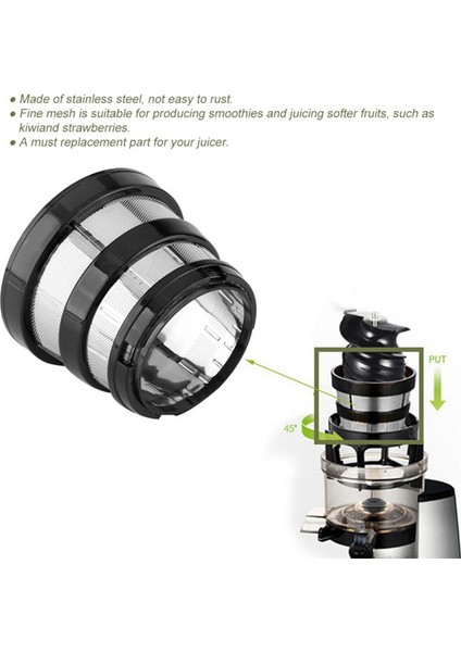 Meyve Sakatı Aksesuarları Küçük Delik Meyve Suyu Filtresi AP600 Spbf1 Meyve Meyvesi Ince Örgü Filtre (Yurt Dışından) fiyatları