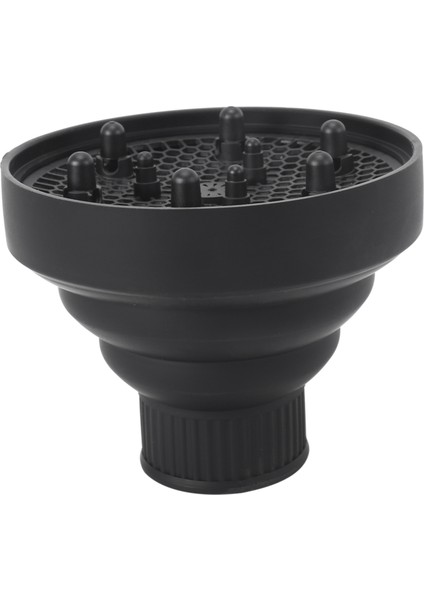 Evrensel Katlanabilir Saç Kurutucu Difüzör Eki Katlanabilir Taşınabilir Seyahat Katlama Tasarımı Çoğu Saç Kurutucu Black (Yurt Dışından)