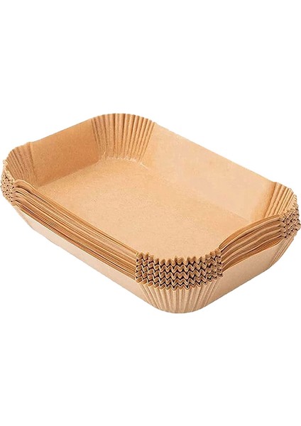 100PCS Hava Fritöz Astarları Dikdörtgen, Ninja Için Hava Fritöz Astarları DZ201 DZ401, Ninja Foodi Ikili Için Hava Fritöz Fırın Kağıdı (Yurt Dışından)