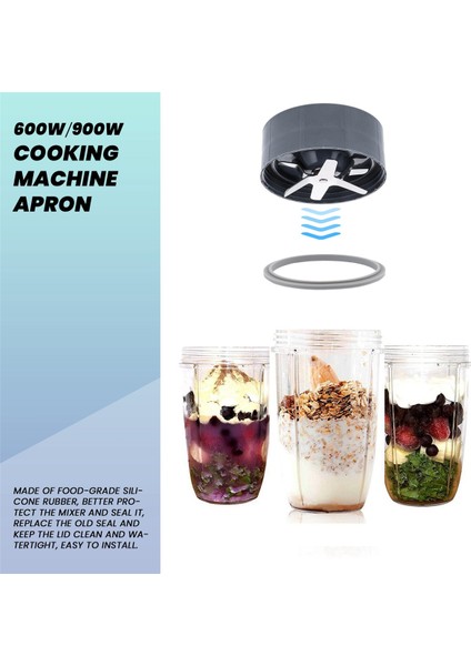 Nutribullet Blender Parçası Için Dudaklı Yedek Conta, 2 Paket Hız Blender Uyumlu Parça (Yurt Dışından) modelleri