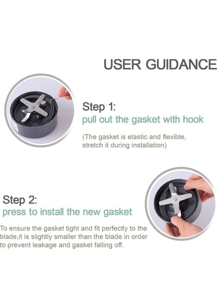 Yedek Parçalar, 6 Adet Conta Değiştirme, Conta Aksesuarları Nutribullet Pro Blender 900W Için Yedek Parçalar (Yurt Dışından) fiyatları