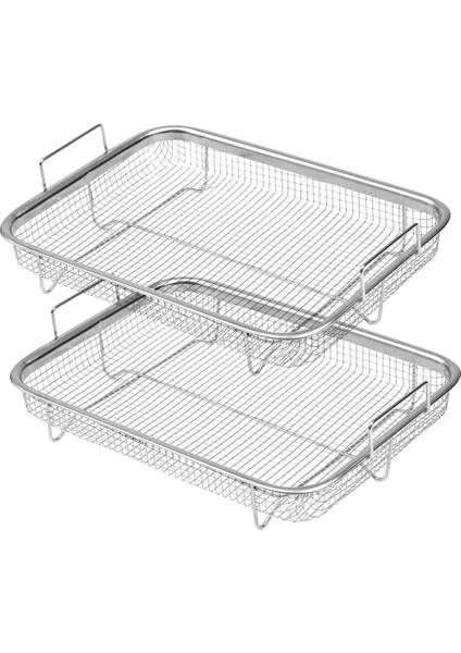 Fırın, Paslanmaz Çelik Izgara Sepeti, Yapışmaz Örgü Sepet, Hava Fritöz Tepsisi Tel Ray Kavurma Sepeti Için Hava Fritöz Sepeti (Yurt Dışından)
