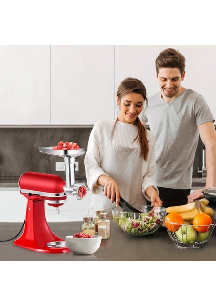 Kitchenaid Stand Mikser Aksesuarları Için Gıda Öğütücü Ek Dilimleyici ve Parçalı Et Doldurma (Yurt Dışından) fırsatları