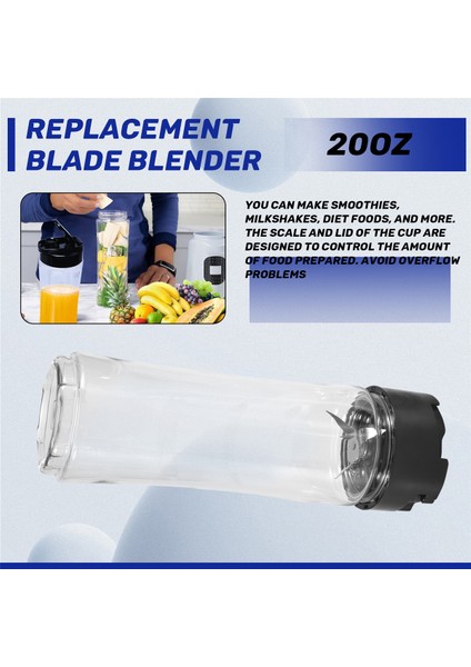 Oster My Blend Blender Blender Blender Blstpb Blstp2,2 Paket Blender Cup ile 2 Yedek Bıçak Blender (Yurt Dışından) indirimleri