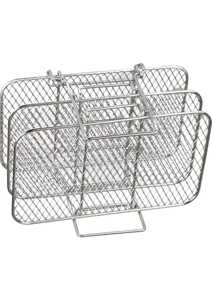 Ninja Çift Hava Fritözü Için Hava Fritöz Rafı 304 Paslanmaz Çelik Çok Katmanlı Dehidratör Raf Raf Tost Rafı Hava Fritöz Aksesuarları (Yurt Dışından) fiyatları