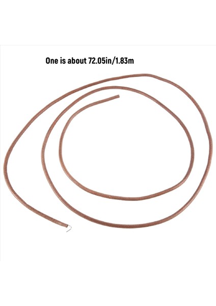 10PCS 0.5mm Düz Deri Şerit Kablosu Örgüsü Ipi Koyu Kahverengi Espresso Dikiş Makinesi Kemeri Parçaları (Yurt Dışından) fırsatları