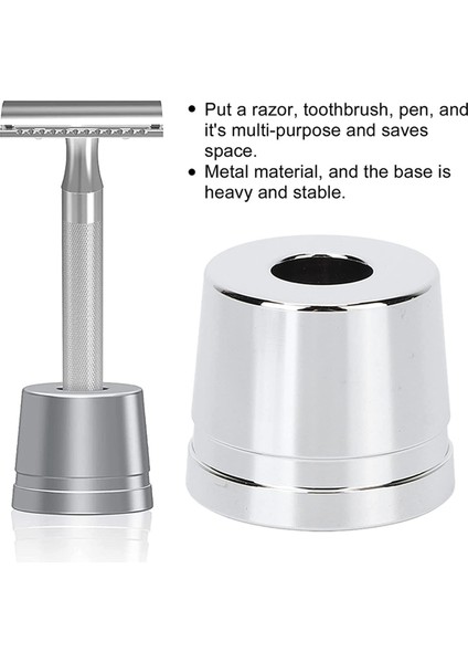 Güvenlik Jilet Standı/base Alüminyum Alaşım Normal Jilet (Razor Dahil Değildir) Gümüş (Yurt Dışından) fırsatları