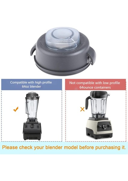 5200 Vitamix 5200 ve 5000 Blender Sürahi Için Blender Değiştirme Kapağı 64 Onsluk Container Blender Parçaları Için Parçaları Değiştirin (Yurt Dışından) fırsatları