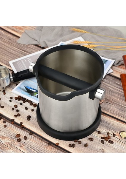 Espresso Vuruş Kutusu Şok Emme ve Dayanıklı Barista Tarzı Vuruş Kutusu, Çıkarılabilir Vuruş Çubuğu ve Kaymaz Taban ile (Yurt Dışından) fırsatları