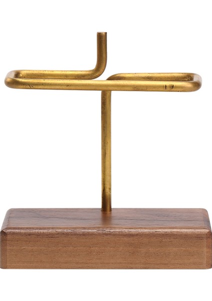 Kahve Filtreleme Kağıdı Tutucu Filtre Raf Bakır Pirinç Filtre Kağıt Depolama Tutucu Ahşap Base Aksesuarları Raca (Yurt Dışından)