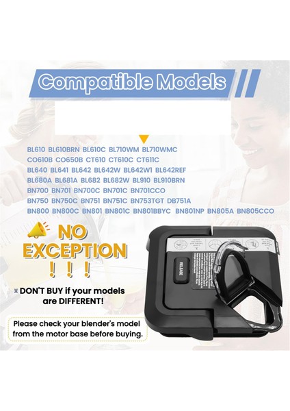 Ninja Blender 72OZ Xl Sürahi Için Kilitleme Kapak Değiştirme, Ninja BL610 BL710WM BN701 Için Yedek Kare Üst Kapak (Yurt Dışından) fiyatları