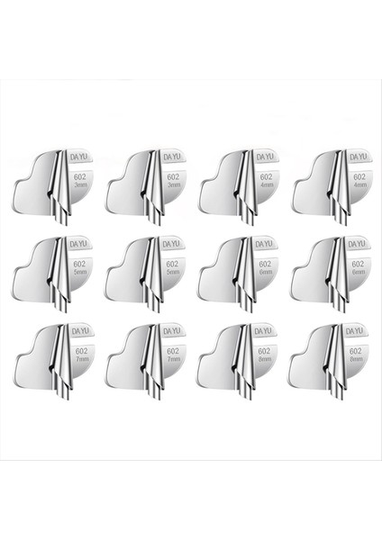 12 Pcs Dikiş Makinesi Baskı Ayağı 3mm-8mm Dikiş Haddelenmiş Hemmer Ayak Dikiş Makinesi Kiti Dikiş Kılavuzu Dikiş Ayakları (Yurt Dışından)